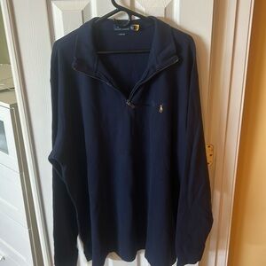 Polo by Ralph Lauren Estate Rib half zip top in 2XL, new never worn